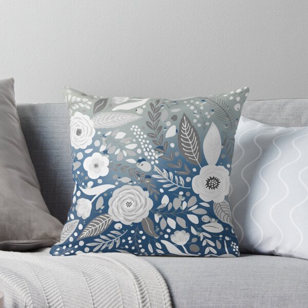 Item preview, Hamptons Style Blue and White Decor Fabric Pattern designed and sold by JillyJ05.