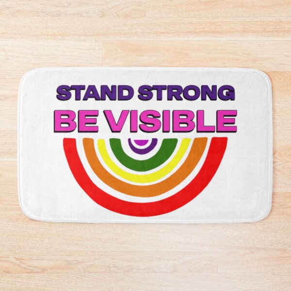 Item preview, LGBT Pride Flag- Stand strong: Be visible designed and sold by Rajasekar.