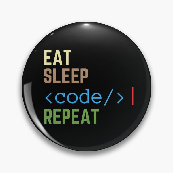 Item preview, Eat Sleep Code Repeat designed and sold by CamaArt.