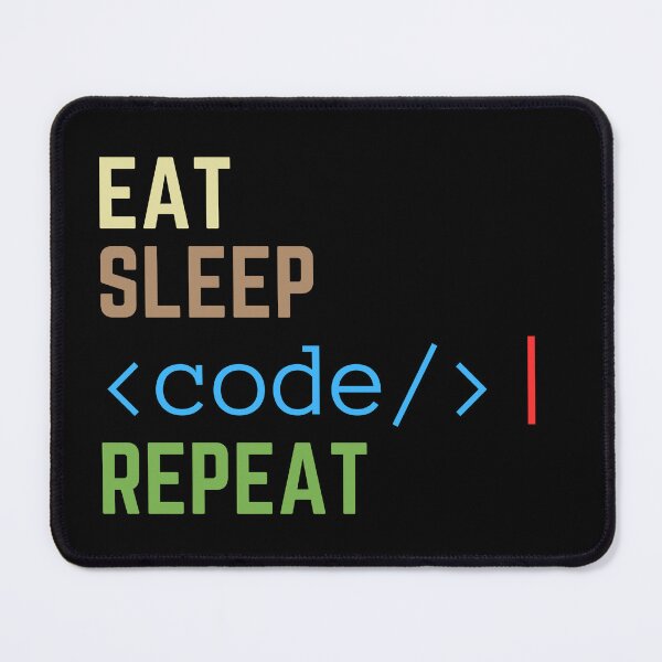Item preview, Eat Sleep Code Repeat designed and sold by CamaArt.