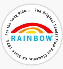Regenbogen-Sandalen-Aufkleber Sticker