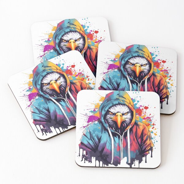 Item preview, Eagle Animal Hoodies Clipart designed and sold by NegarinFashions.