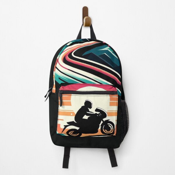 Item preview, Sunset Motorcycle Ride - Stylized Illustration designed and sold by massi8.