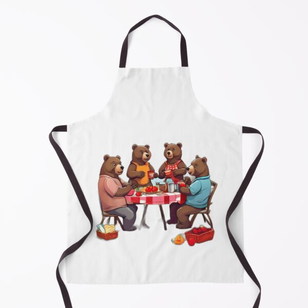 Item preview, Bear Necessities Picnic Collection: Whimsical T-Shirt Designs designed and sold by Art Vibe By Hemant.