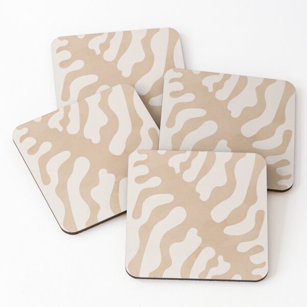 Item preview, Abstract Leaf Shapes, Beige Neutral, Minimalist Botanical Drawing designed and sold by technicolorable_art.