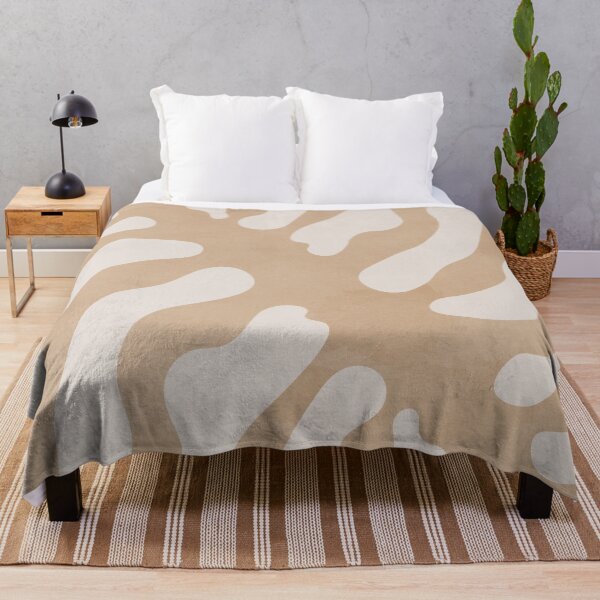 Item preview, Abstract Leaf Shapes, Beige Neutral, Minimalist Botanical Drawing designed and sold by technicolorable_art.