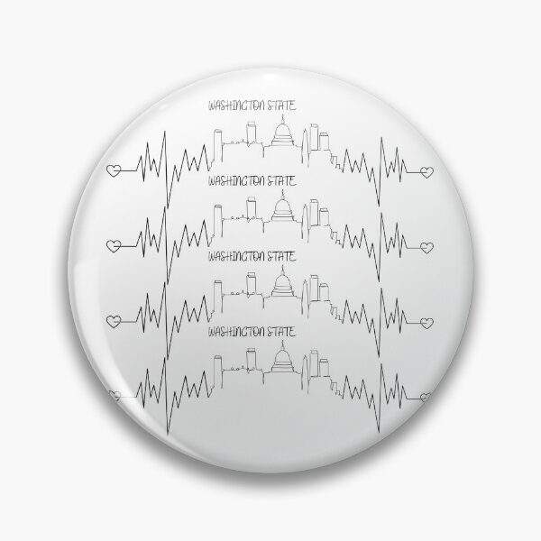 Item preview, Washington State Heart Beat designed and sold by Guess4best.