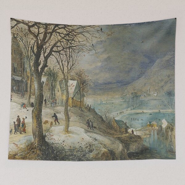 Item preview, Vintage Winter Landscape designed and sold by tomorrowsart.