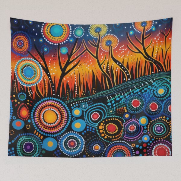 Item preview, Psychedelic aboriginal designed and sold by Vilemo.