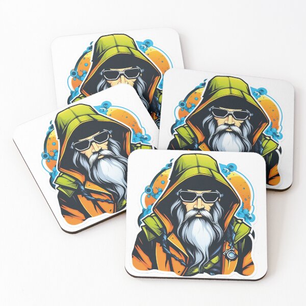 Item preview, Wise wizard in modern urban style designed and sold by Ink-Kreativ.