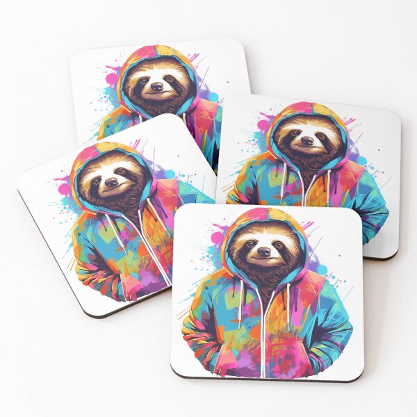 Item preview, Three-Toed Sloth Animal Hoodies Clipart designed and sold by NegarinFashions.