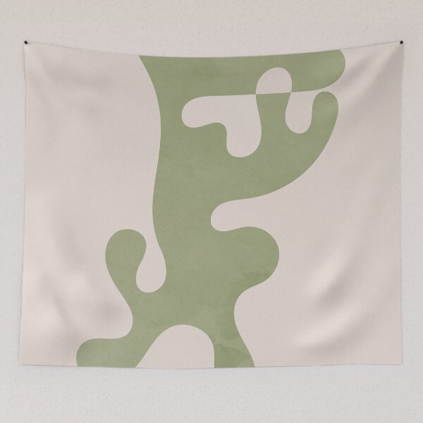Item preview, Abstract Green Botanical Plant 1 designed and sold by technicolorable_art.