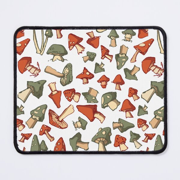 Item preview, Christmas Whimsical Mushroom Pattern designed and sold by suttonbelyea.