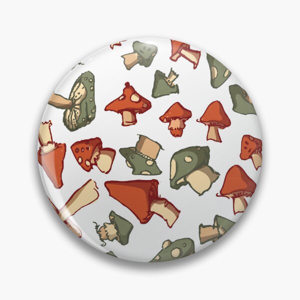 Item preview, Christmas Whimsical Mushroom Pattern designed and sold by suttonbelyea.