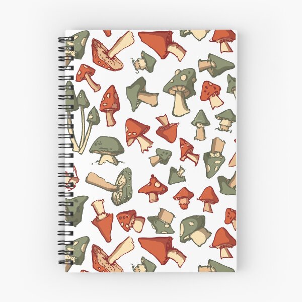 Item preview, Christmas Whimsical Mushroom Pattern designed and sold by suttonbelyea.