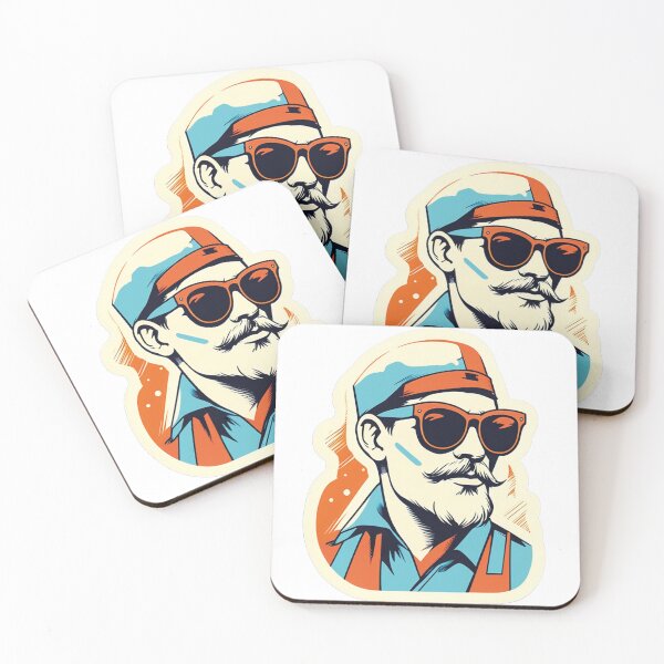 Item preview, Man with a story: retro worker designed and sold by Ink-Kreativ.