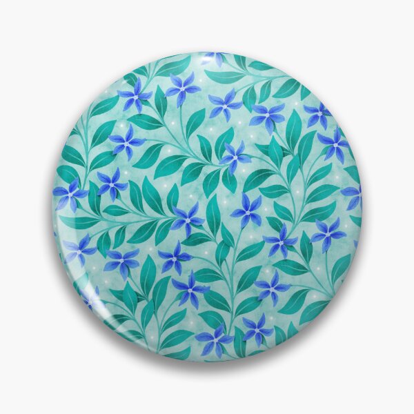 Item preview, UK County Flowers County Durham Spring Gentian designed and sold by RebeccaFlaherty.