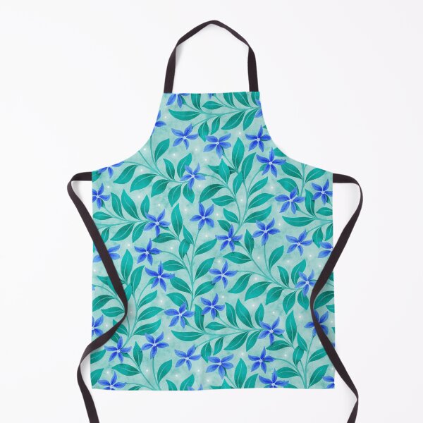 Item preview, UK County Flowers County Durham Spring Gentian designed and sold by RebeccaFlaherty.