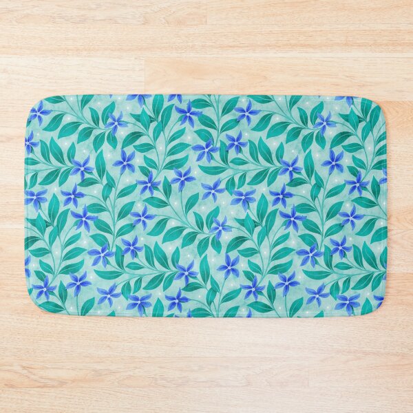 Item preview, UK County Flowers County Durham Spring Gentian designed and sold by RebeccaFlaherty.