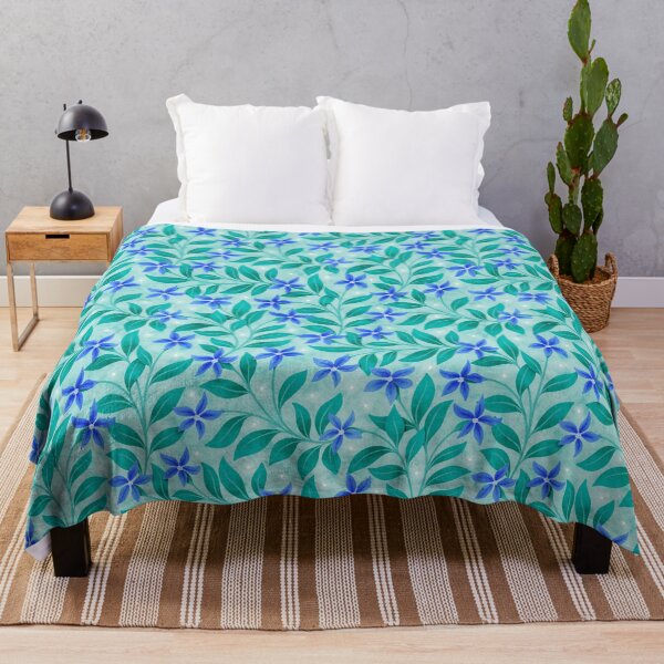 Item preview, UK County Flowers County Durham Spring Gentian designed and sold by RebeccaFlaherty.