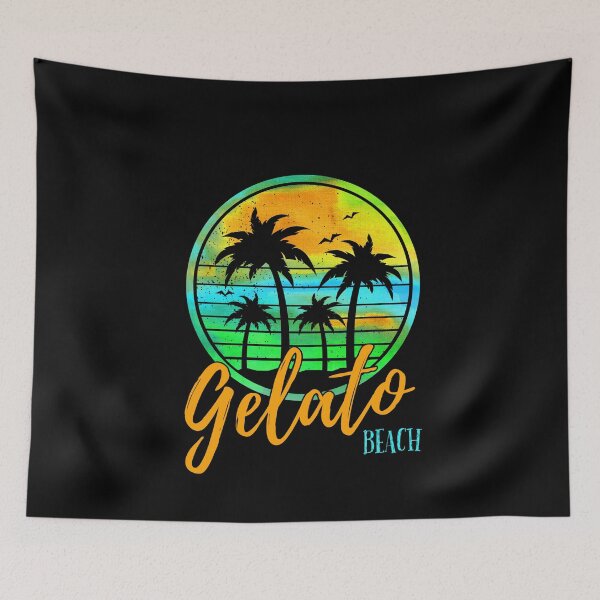 Item preview,  Gelato Beach - Retro Sunset, Video Gamer designed and sold by Sun Sand & Sea Art.