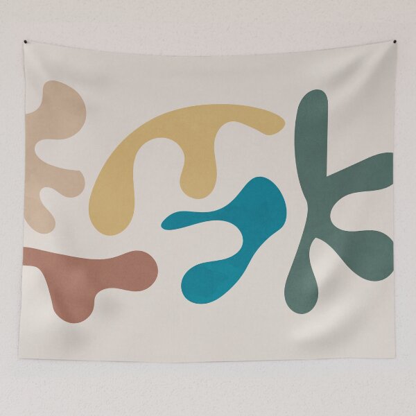 Item preview, Colorful Boho Abstraction, Botanical Minimalist Shapes designed and sold by technicolorable_art.