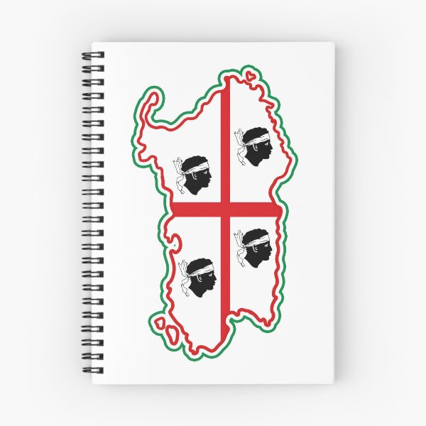 Item preview, Sardegna Isola Tricolore - Sardinia flag - 4 Mori Bandiera Italian flag designed and sold by miskaralise.