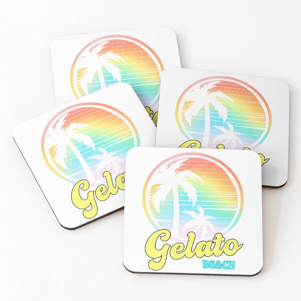Item preview, Gelato Beach - Retro Sunset, Video Gamer designed and sold by Sun Sand & Sea Art.
