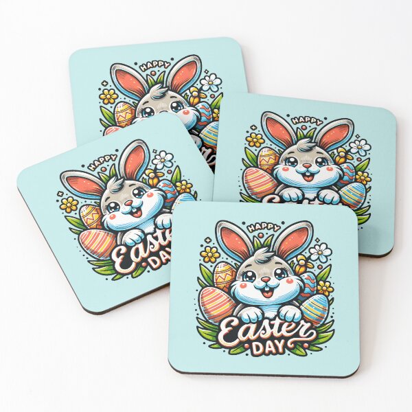 Item preview, Happy Easter Day Bunny Easter Eggs designed and sold by Odetee.