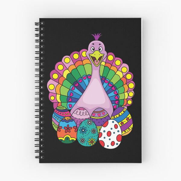 Item preview, Cute Cartoon Turkey with Easter Eggs Funny Gifts for Kids designed and sold by CartoonWonders.
