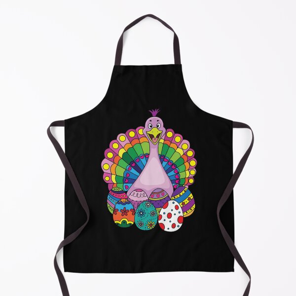Item preview, Cute Cartoon Turkey with Easter Eggs Funny Gifts for Kids designed and sold by CartoonWonders.