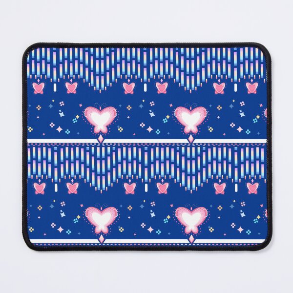 Item preview, Blue Ethic Wallpaper with pink butterflies, Colorful seamless pattern  designed and sold by rollingfakedice.