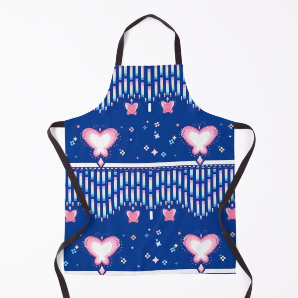 Item preview, Blue Ethic Wallpaper with pink butterflies, Colorful seamless pattern  designed and sold by rollingfakedice.