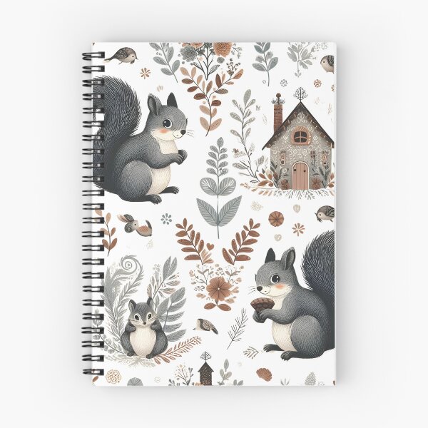 Item preview, Funny Squirrel Patterns designed and sold by KookyStudioArt.