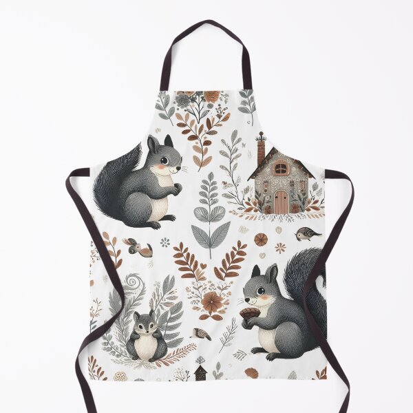 Item preview, Funny Squirrel Patterns designed and sold by KookyStudioArt.