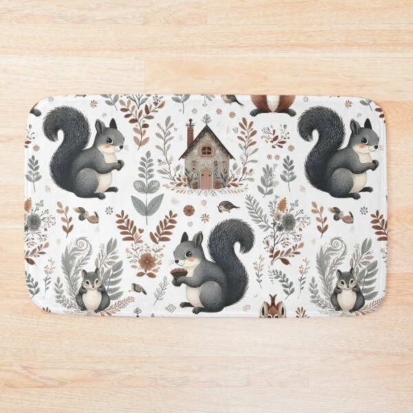 Item preview, Funny Squirrel Patterns designed and sold by KookyStudioArt.