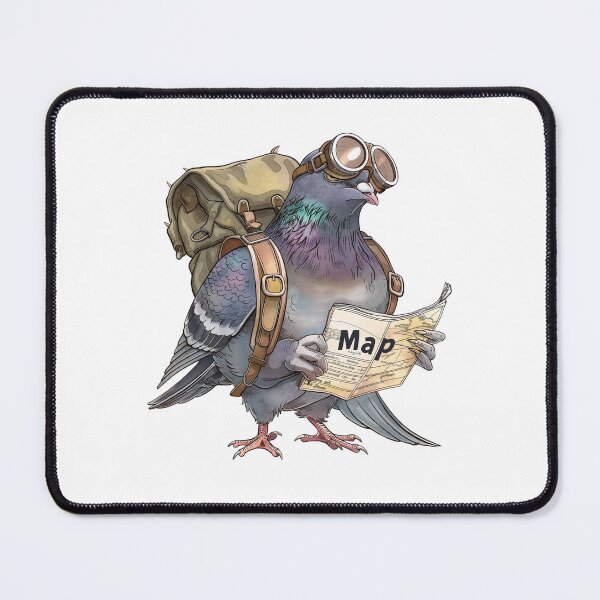 Item preview, Lost homing pigeon reading a map designed and sold by Chugai.