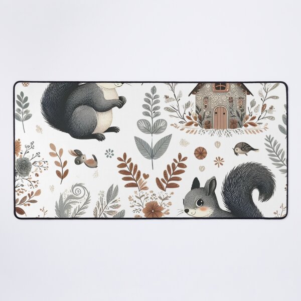 Item preview, Funny Squirrel Patterns designed and sold by KookyStudioArt.
