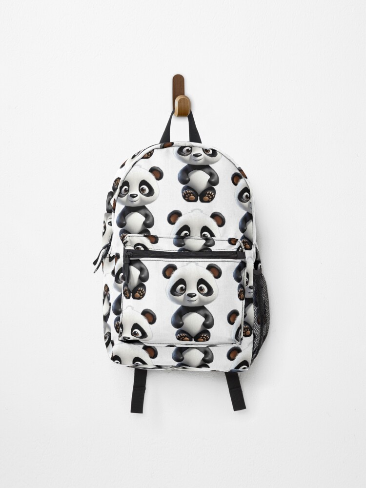 Thumbnail 1 of 3, Backpack, Pia panda designed and sold by BubbleTextBox.