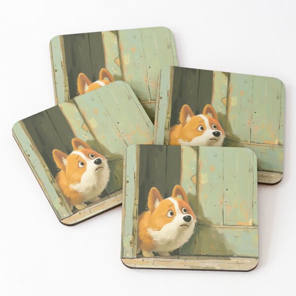 Artikelvorschau, Süßer Corgi Hund auf der Suche entworfen und verkauft von CorgiCuddle.