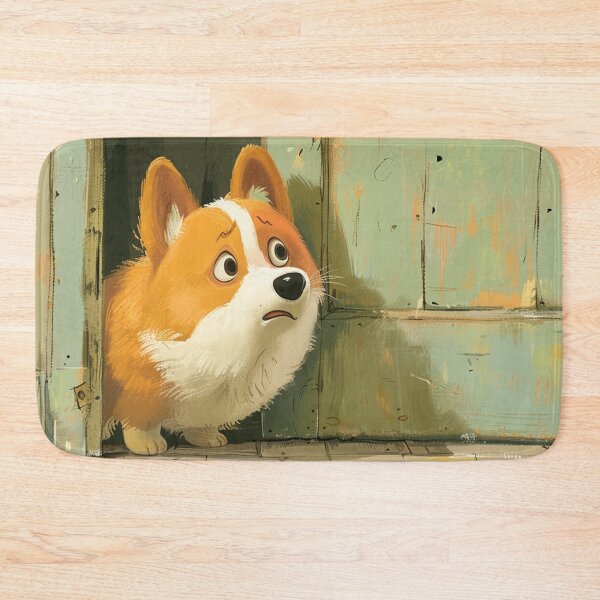Item preview, Cute Corgi dog looking designed and sold by CorgiCuddle.