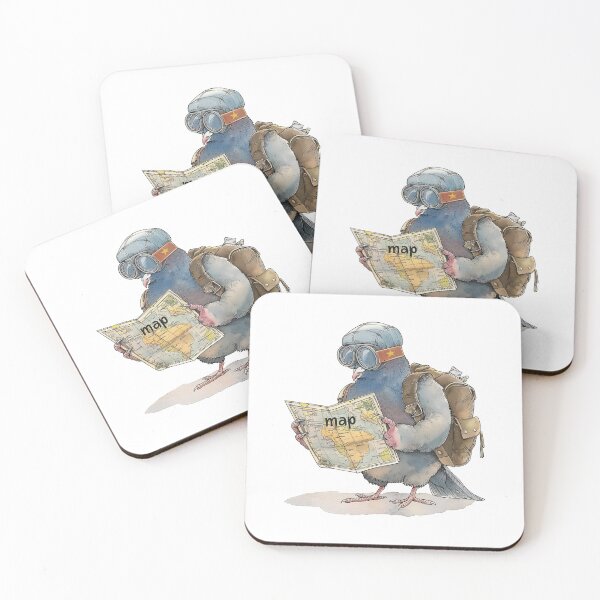 Item preview, Lost homing pigeon reading a map designed and sold by Chugai.