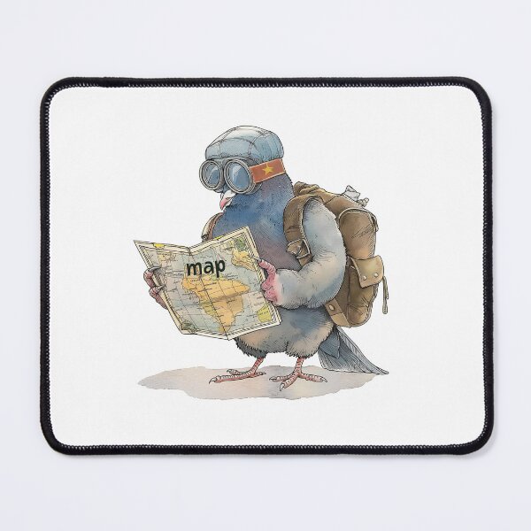 Item preview, Lost homing pigeon reading a map designed and sold by Chugai.