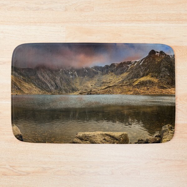 Item preview, Idwal Lake Winter Sunset designed and sold by AJEvans.