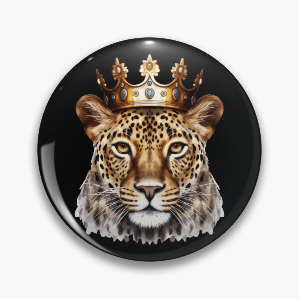Item preview, Leopard Queen - Cheetah Queen - with crown designed and sold by EmeraldeaArt.