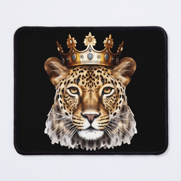 Item preview, Leopard Queen - Cheetah Queen - with crown designed and sold by EmeraldeaArt.
