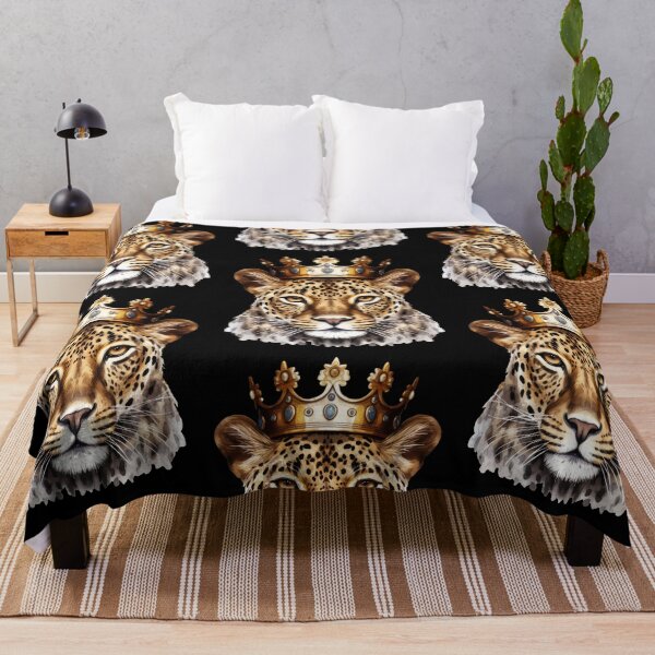 Item preview, Leopard Queen - Cheetah Queen - with crown designed and sold by EmeraldeaArt.