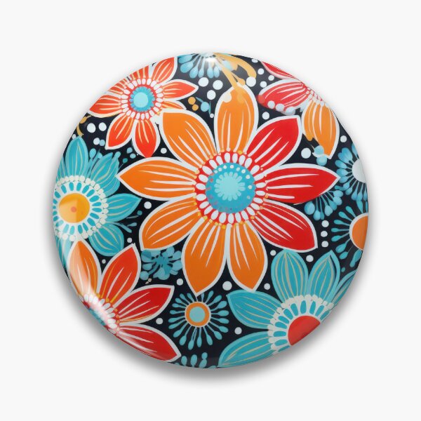 Item preview, floral aboriginal designed and sold by Vilemo.