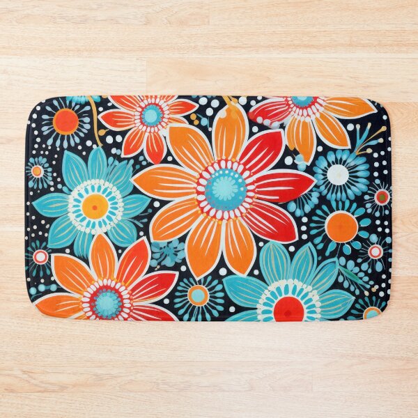 Item preview, floral aboriginal designed and sold by Vilemo.