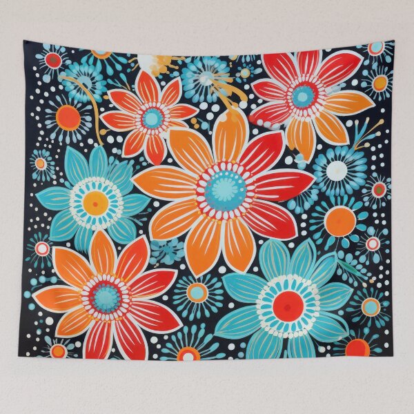 Item preview, floral aboriginal designed and sold by Vilemo.